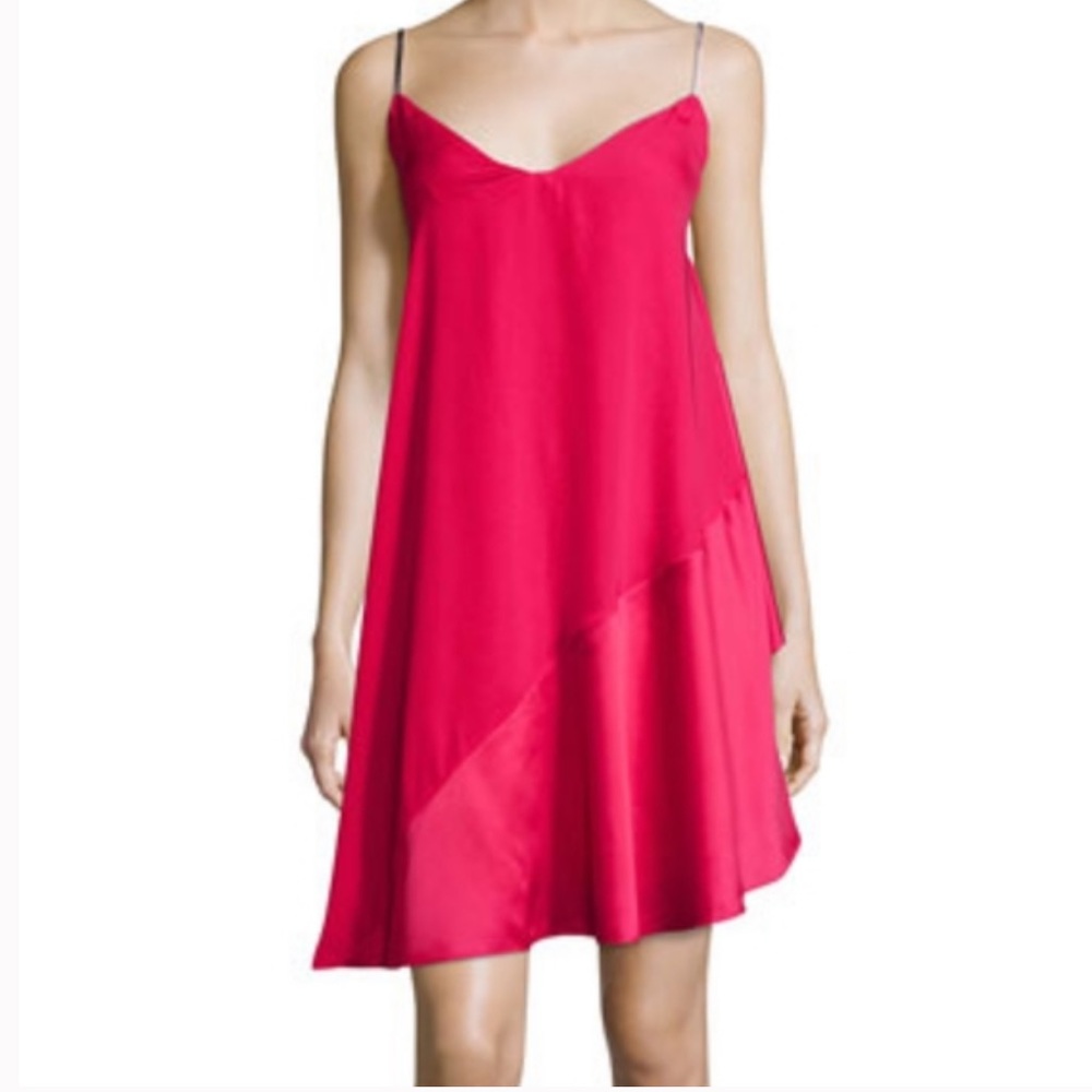 Halston red dress